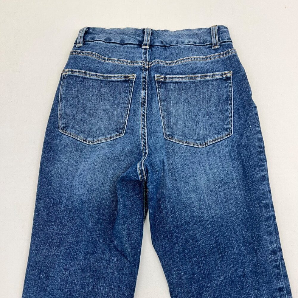 M Jeans by Maurices Womens Medium Wash Ankle Jeans Mid Rise Size Small - Picture 6 of 9